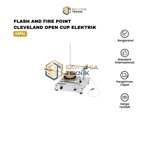 Jual Flash and Fire Point Cleveland Open Cup Electric Standar ASTM D-92