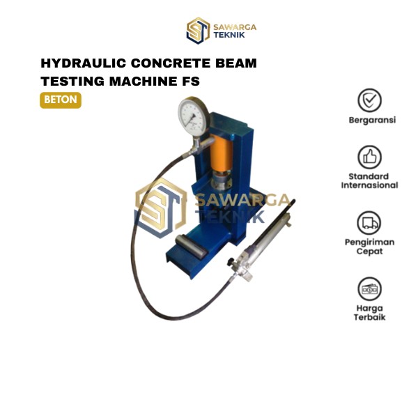 Jual Hydraulic Concrete Beam Testing Machine FS Standar ASTM C-78